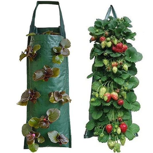 Vertical Hanging Fabric Plant Gardening Pockets