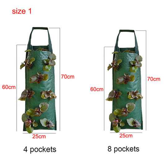 Vertical Hanging Fabric Plant Gardening Pockets